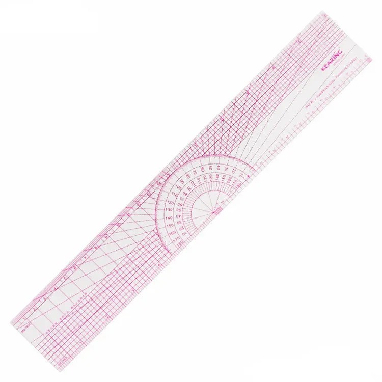 Kearing ไม้บรรทัดวัดระดับลายอเนกประสงค์ 30ซม. และ 12” (B75)