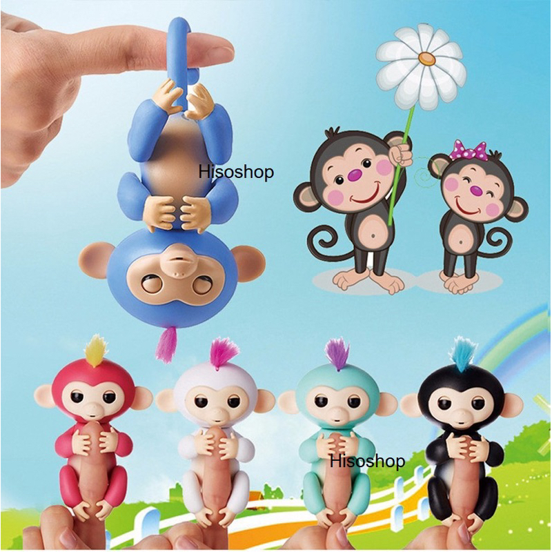 fingerlings monkey ตุ๊กตาลิงและยูนิคอร์นเกาะนิ้ว ฟิงเกอร์ริง