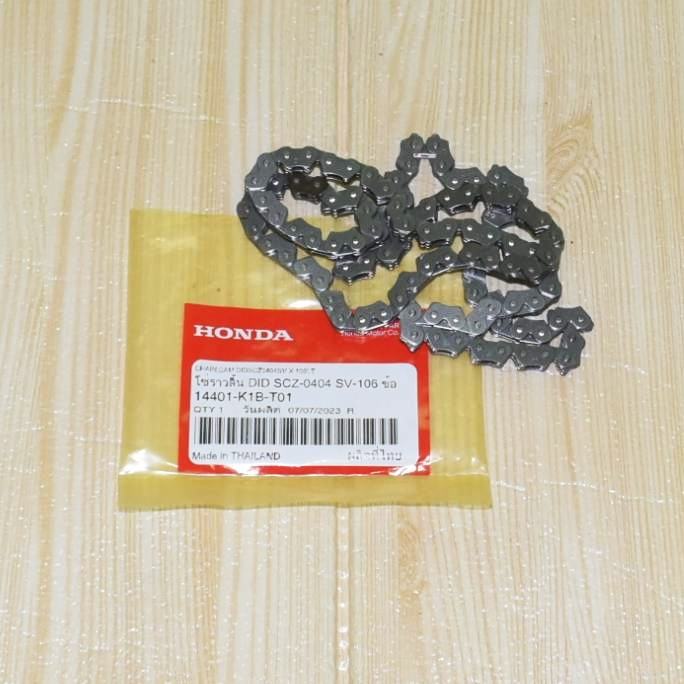 โซ่ราวลิ้น (DID SCZ-0404  SV-106 ข้อ) Forza 350 ปี2023 แท้ศูนย์ฮอนด้า ราคา/1ชิ้น 14401-K1B-T01