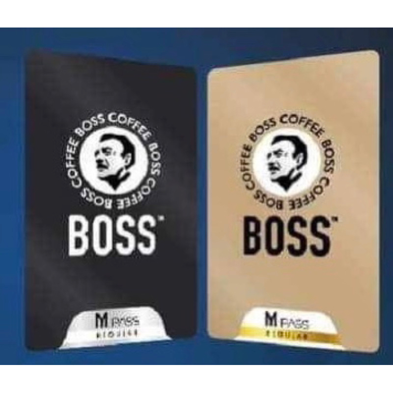 (ทักลด50%) บัตร m pass Boss coffee แท้จาก major cineplex