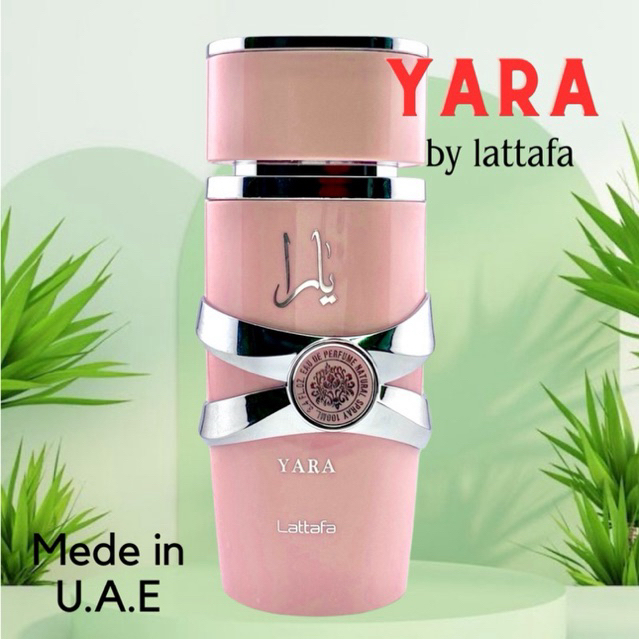 Yara  Lattafa yara แท้100% Yara by lattafa ขนาด 100ml. กลิ่นยอดนิยมสำหรับผู้หญิง