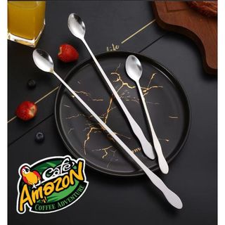 [St.Coco Cafe]ช้อนคนด้ามยาว สแตนเลส มีให้เลือก ยาว 20/26 ซม. stirring spoon