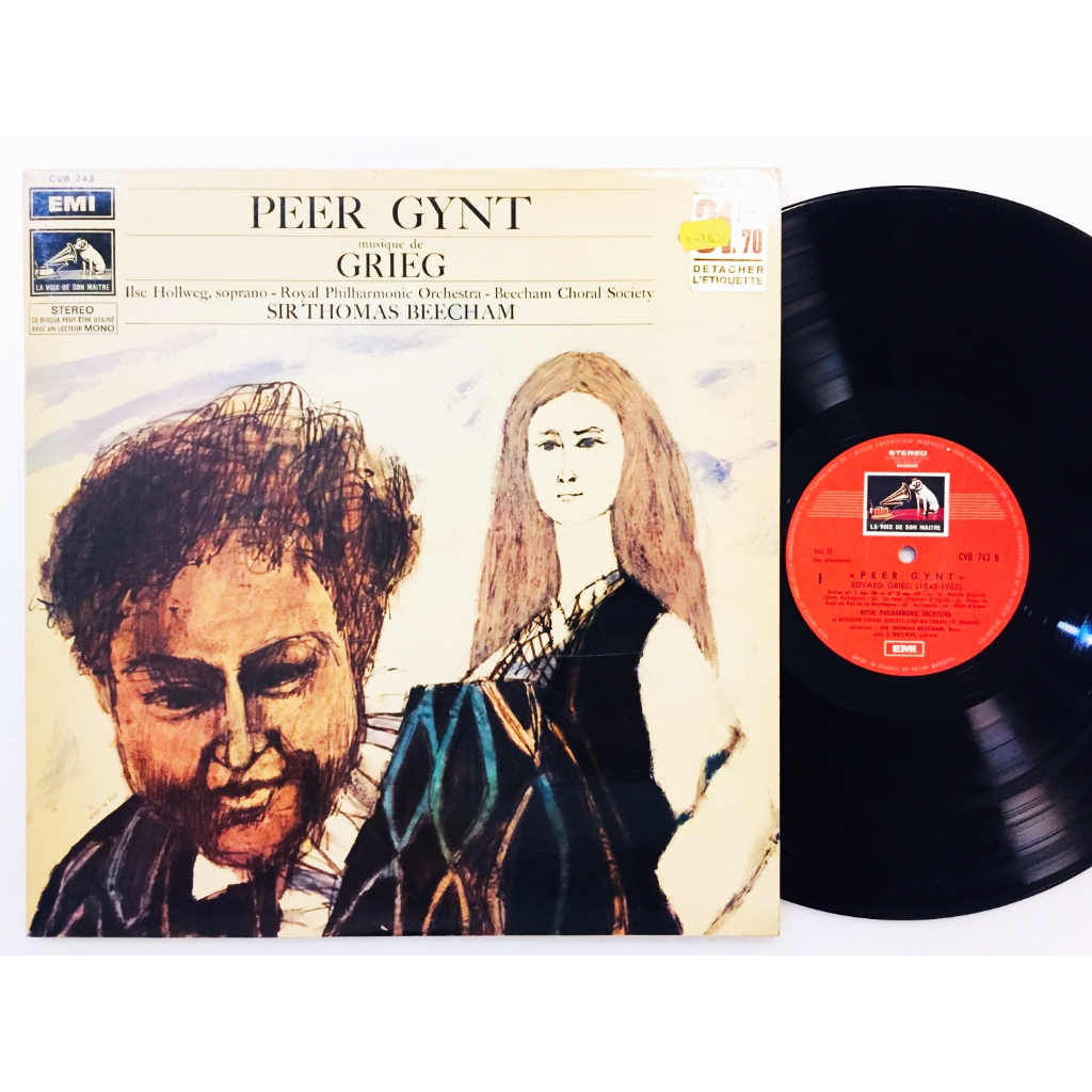686.แผ่นเสียง - LP Vinyl Record | Sir Thomas Beecham - Peer Gynt. Suites N° 1 Op. 46 And N°2 Op. 55