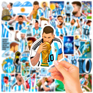 สติ๊กเกอร์ Messi 667 เมสซี่ 50ชิ้น ฟุตบอล บาร์ซ่า psg บาซ่า แมนยู แมนซิตี้ อาเซนอล เชลซี liverpool เสื้อ บอล ronaldo