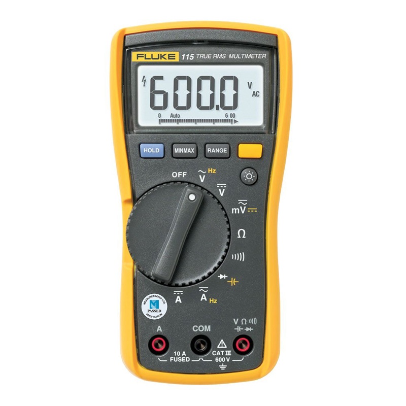Fluke 115 ดิจิตอลมัลติมิเตอร์ สำหรับงานซ่อมนอกสถานที่
