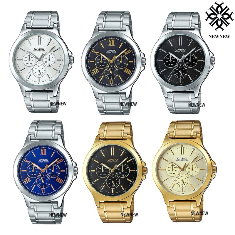 CASIO MTP-V300D-1 MTP-V300D-2 MTP-V300D-7 MTP-V300D-1A2 MTP-V300G-1 MTP-V300G-9 ขอบแท้ประกันศูนย์ 1ปี