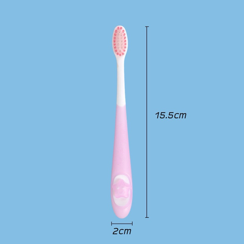 แปรงสีฟันเด็กขนนุ่ม👶🏻มีที่แปรงลิ้น （T10）