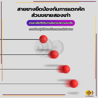ลูกบอลชกมวย ลูกบอลสำหรับฝึกชกมวย ฝึกซ้อมมวย ออกกำลังกาย ฝึกสมาธิ Reflex ball Boxing