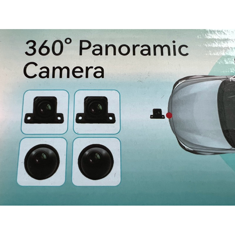 1695บาท กล้องรอบคัน 360องศา กล้อง 4ตัว ใช้กับจอแอนดอยที่รองรับกล้องถอย360