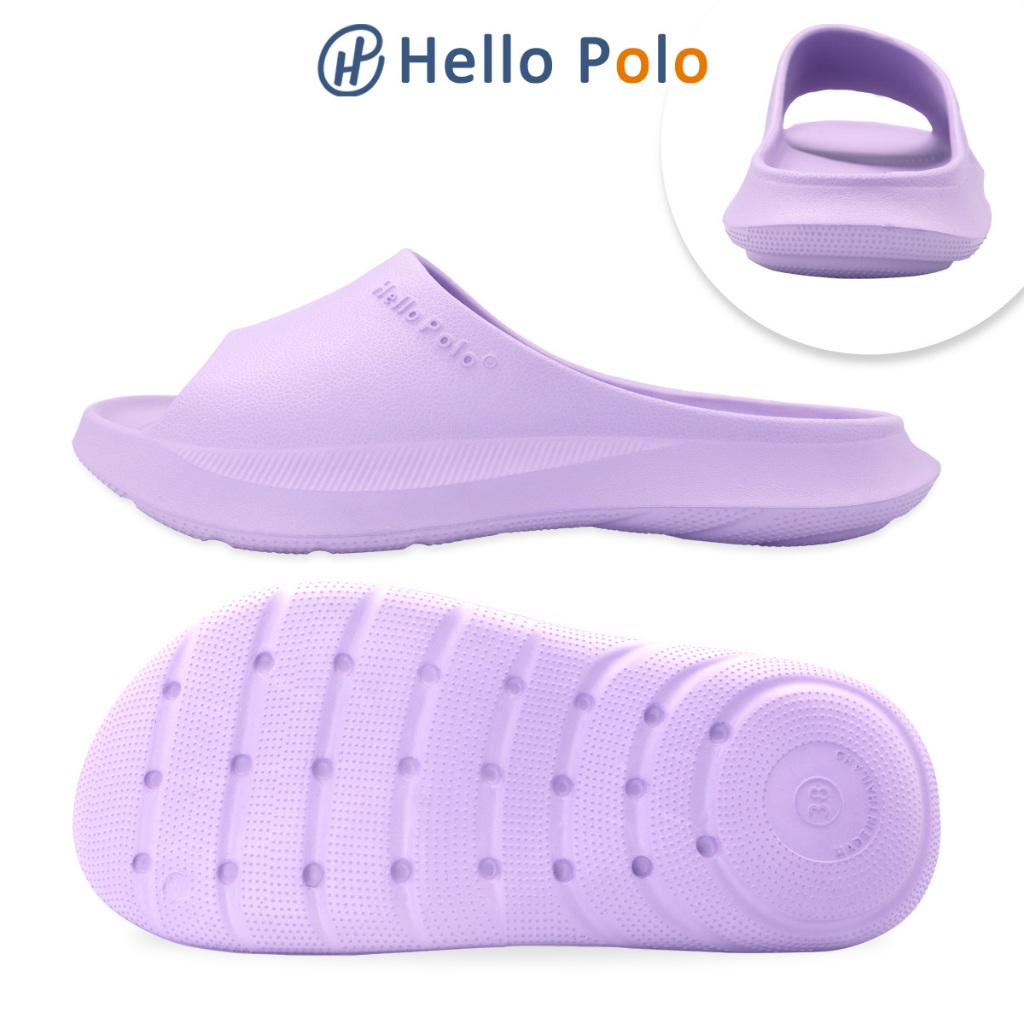 Hello Polo รองเท้าแตะ รองเท้าแตะลําลอง สําหรับสตรี พื้นหนา กันลื่น นุ่มและเสริมความสูง แฟชั่นฤดูร้อน hp8011w