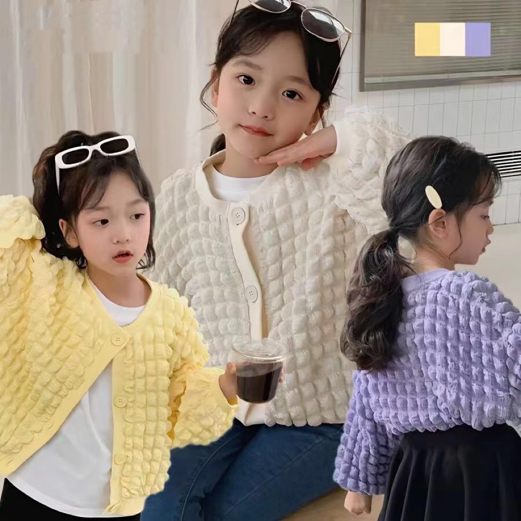 เสื้อคลุมเด็กแนวแฟชั่นฤดูหนาว เสื้อคลุมแจ็คเก็ตผ้าพองๆนิ่มใส่สบาย พร้อมส่ง