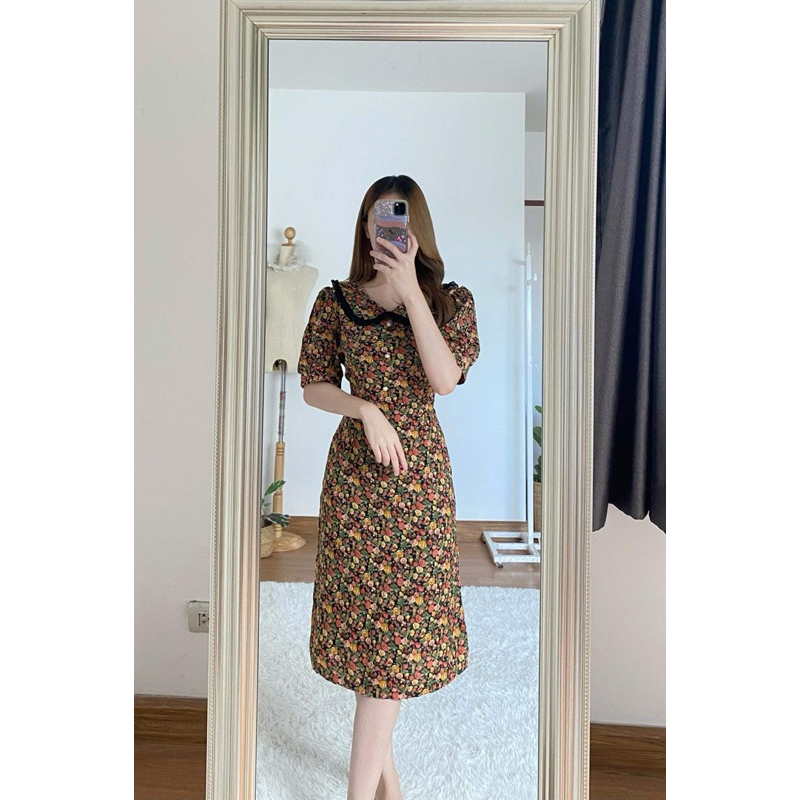 มือ2 เดรสชีฟอง ป้าย AP Style Sz.XL