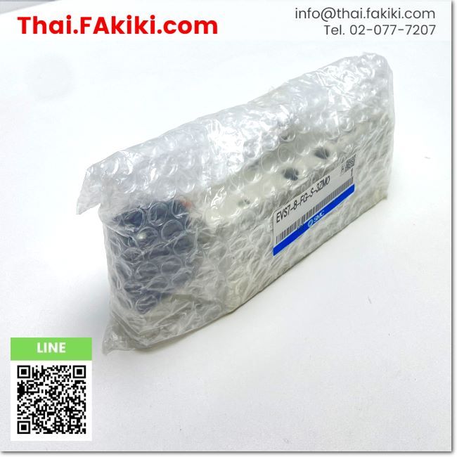 พร้อมส่ง, (A)Unused, EVS7-8-FG-S-3ZM0 Solenoid Valve, โซลินอยด์วาล์ว สเปค 8port, SMC (66-008-984)