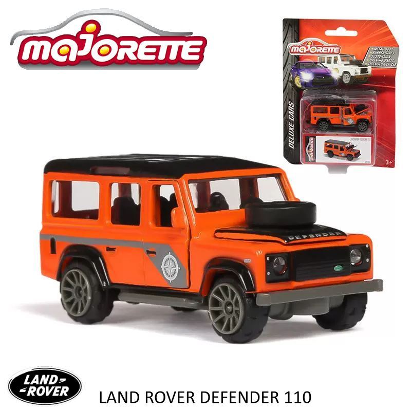 โมเดลรถเหล็ก majorette รุ่น LAND ROVER DEFENDER 110 ลิขสิทธิ์แท้100% เปิด-ปิดประตูได้ MJSALES #