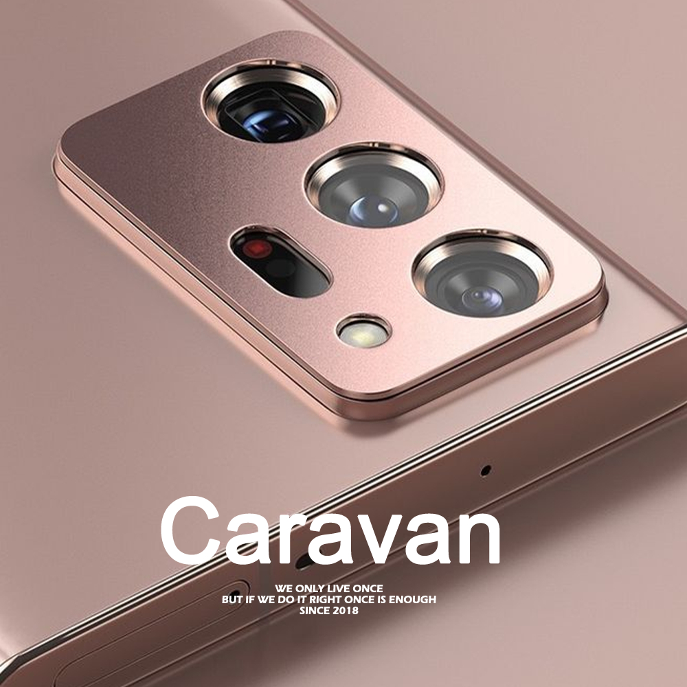 Caravan Crew ฟิล์มกระจกกันรอยกล้องหลัง SAMSUNG S20 Plus Ultra S21 Note 20 Ultra Lens Protector Camera Metal film