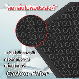 แผ่นกรองสำหรับHATARI เครื่องฟอกอากาศ ฮาตาริ HT-AP12 / AP12R1 ไส้กรอง RAP-1201 Hepa Carbon Filter (สินค้าOEM)