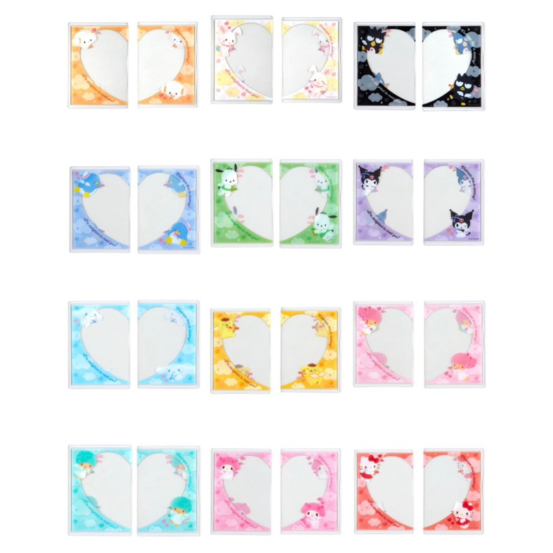 🩷มาใหม่! ซองใส่การ์ด ซองใส่รูปไอดอล ครึ่งหัวใจ Sanrio Heart Card case ราคา/1ชิ้น ของแท้จากประเทศญี่ปุ่น🩷