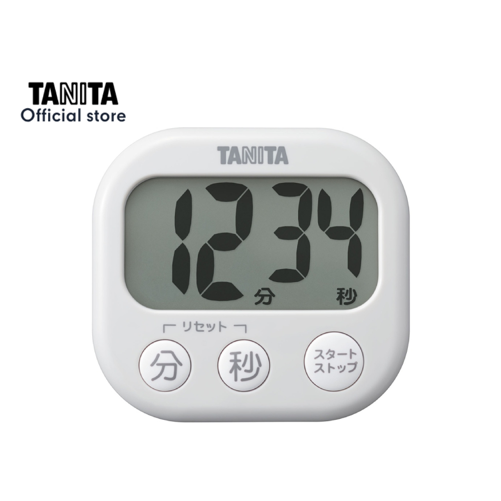 TANITA นาฬิกาจับเวลานับถอยหลังระบบดิจิทัล รุ่น TD-384 สีเทา