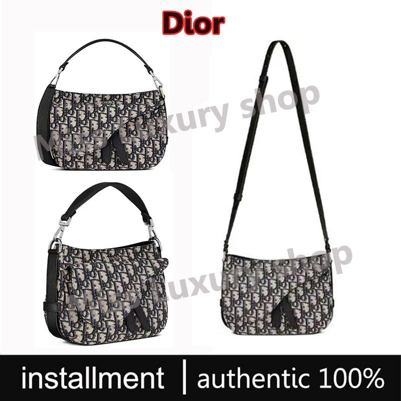 Dior Obliqueกระเป๋าสะพายข้างของแท้100%