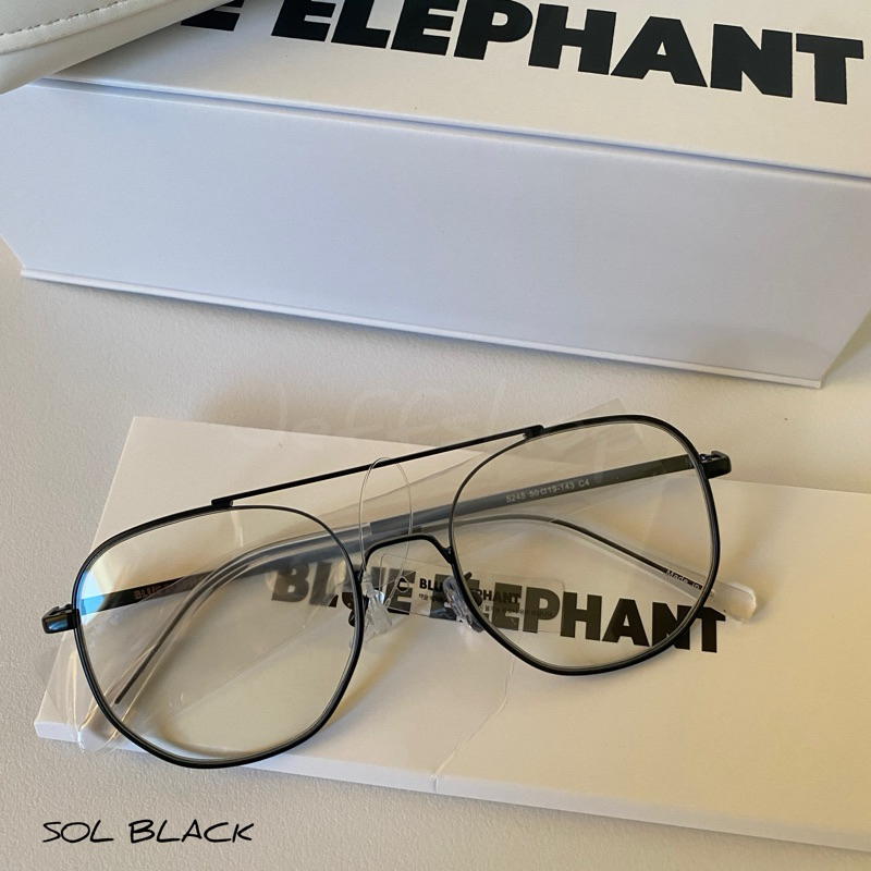 [พร้อมส่งBlack] ของแท้💯BLUE ELEPHANT SOL GLASSES 👓 แว่นตา กรอบแว่นตา (แท้💯)