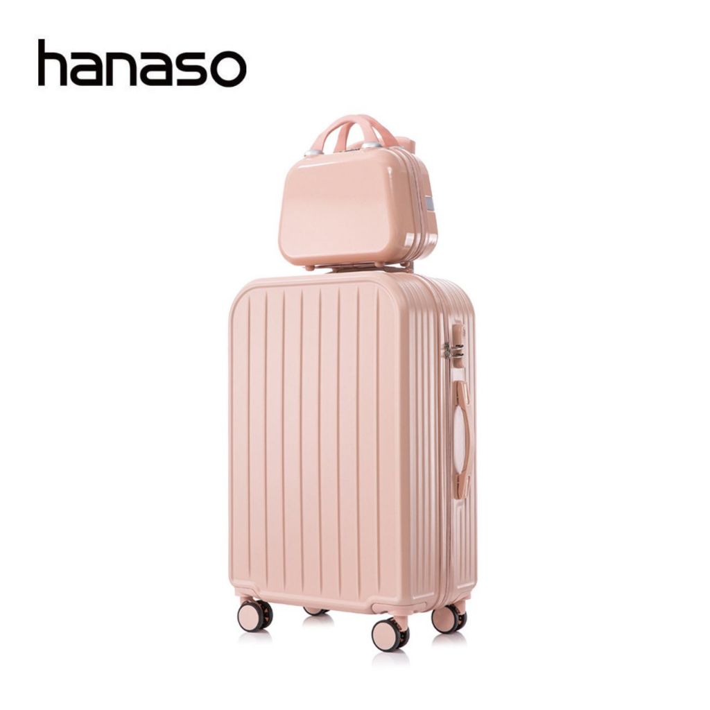 Hanaso กระเป๋าเดินทาง 20นิ้ว 24นิ้ว 28นิ้ว กระเป๋าล้อลาก มีรหัสล็อค กระเป๋าลาก หิ้วขึ้นเครื่องได้ Luggage