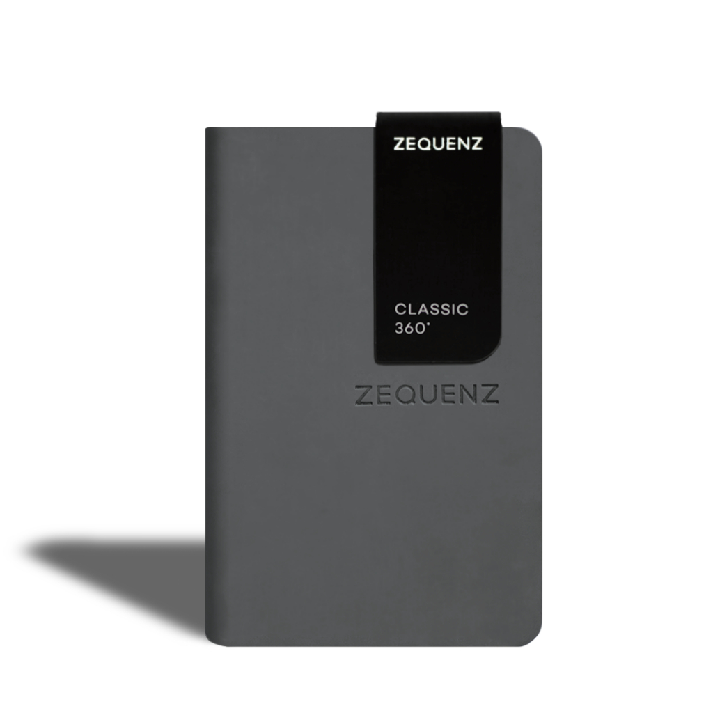 ZEQUENZ The Color A7 "Storm" สมุดโน๊ต Zequenz สีเทาเข้ม ขนาด A7