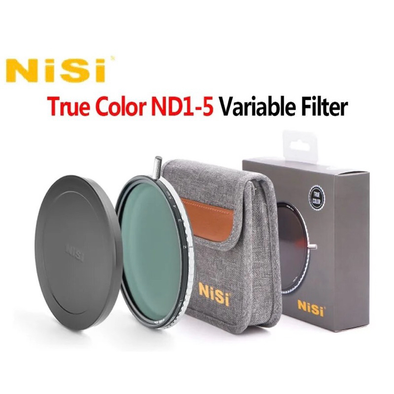 NiSi True Color ND-VARIO 1-5Stops (0.3-1.5) 77 82mm. Variable Neutral Density Filter