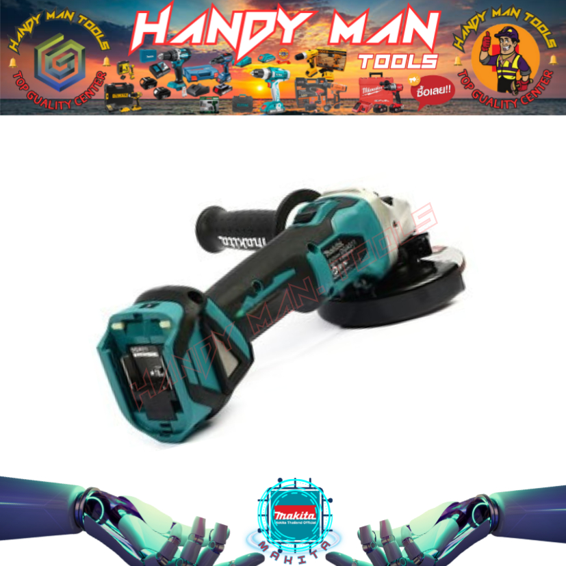 MAKITA รุ่น DGA511Z  เครื่องเจียไร้สาย 18 โวลต์ ไม่รวมแบตเตอรี่และแท่นชาร์จขนาด 5 นิ้ว (สินค้ามีคุณภ