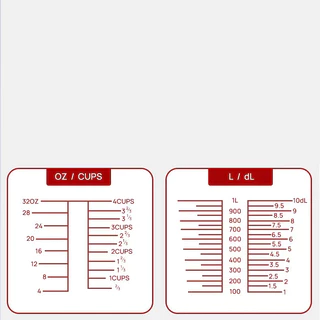 ถ้วยตวงแก้ว 350/500/1000 มล.มีสเกล ทนร้อน 3หน่วยตวง(CUP,Oz,ml) ใช้กับไมโคเวฟได้[MANCAFE]
