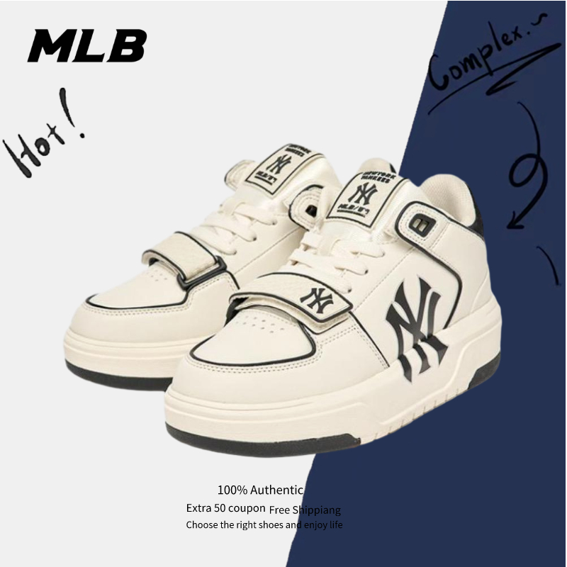 MLB รองเท้าผ้าใบ Unisex รุ่น 3ASXCA12N 50WHS - สีขาว