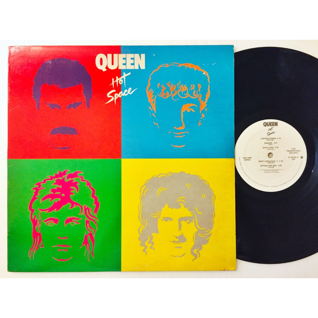 759. แผ่นเสียง - LP Vinyl Record | Queen – Hot Space