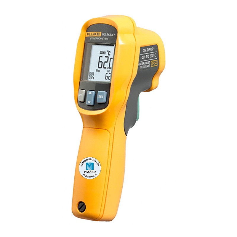 Fluke 62 MAX+ อินฟราเรดเทอร์โมมิเตอร์ ทรหด กันน้ำกันฝุ่น ทนแรงกระแทก