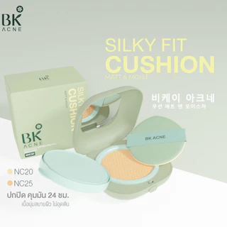 ถูก/แท้/มีไลฟ์ คุชชั่น คูชั่น BK Acne Silky Fit Cushion Matte&Moist SPF50+ PA++++ บีเค เกาหลี