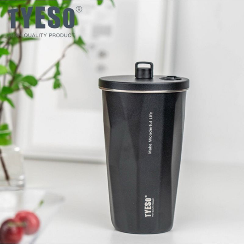 TYESO แก้วน้ำสแตนเลสเก็บความเย็น