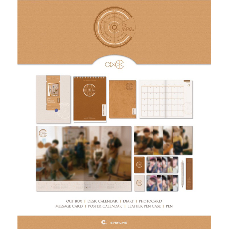 พร้อมส่ง CIX 2024 Season's Greetings เซ็ตปฏิทิน