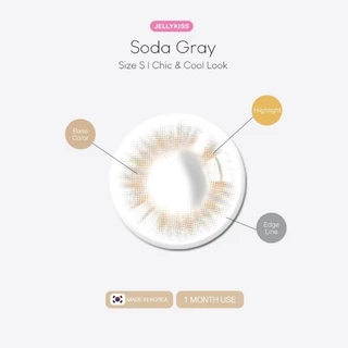 Lollipop Contact Lens รุ่น Soda Gray คอนแทคเลนส์ Jellykiss