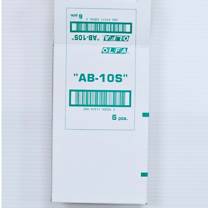 ใบมีดคัตเตอร์ OLFA AB10S ยกกล่อง 60 ใบมีด อัลฟ่า ตัดฟิล์ม ใบมีด AB10S