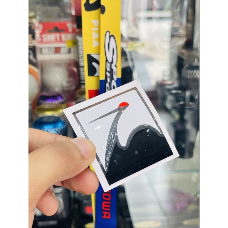 สติ๊กเกอร์ spoon sports  สติกเกอร์ ติดรถ ติดกระจก แต่งรถ สปูน เป็นรูปนก sticker car ติดแน่น ทนทานแน่