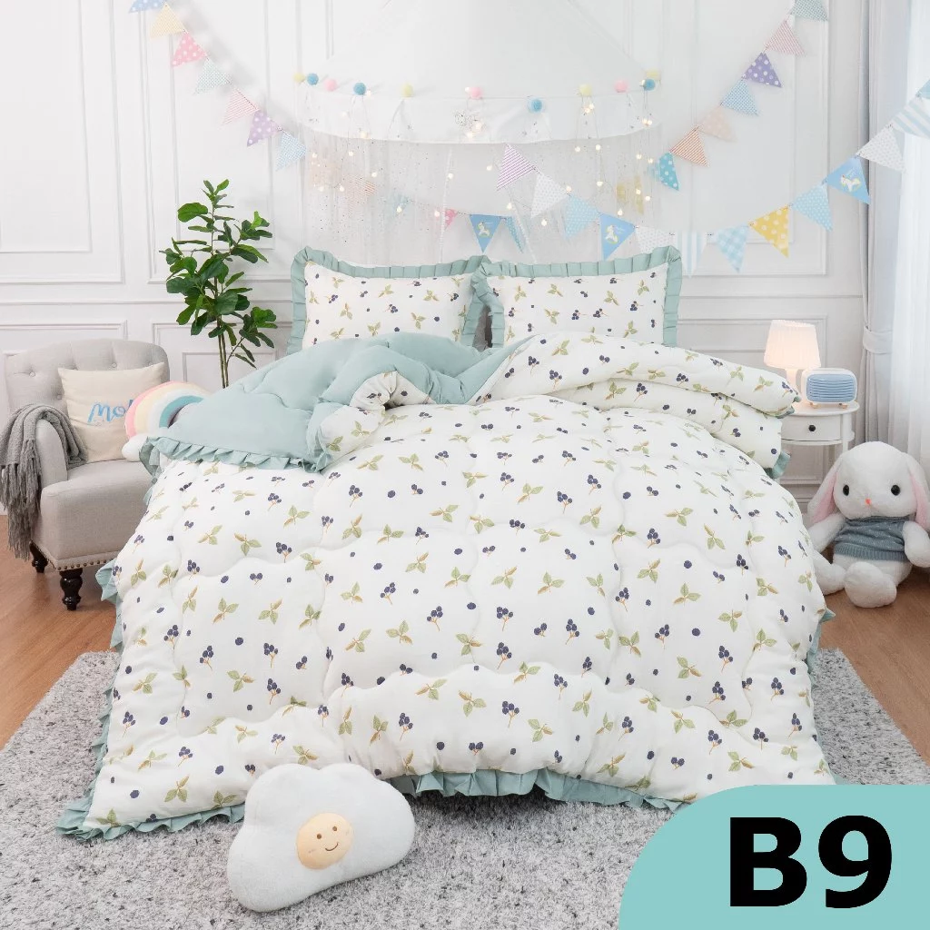 ชุดเครื่องนอน Moly (โมลี่) ครบชุด 6 ชิ้น [ผ้านวม+ผ้าปู+ปลอกหมอน] รุ่น Fluffy Super Soft (หนาฟูนุ่มพิเศษ) thumbnail 6