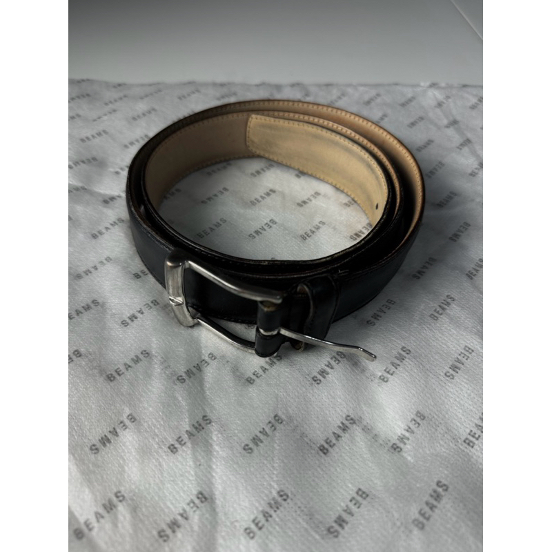 ขาย เข็มขัด Crockett & Jones ‘Belt Collection’ Black Calf Made in England