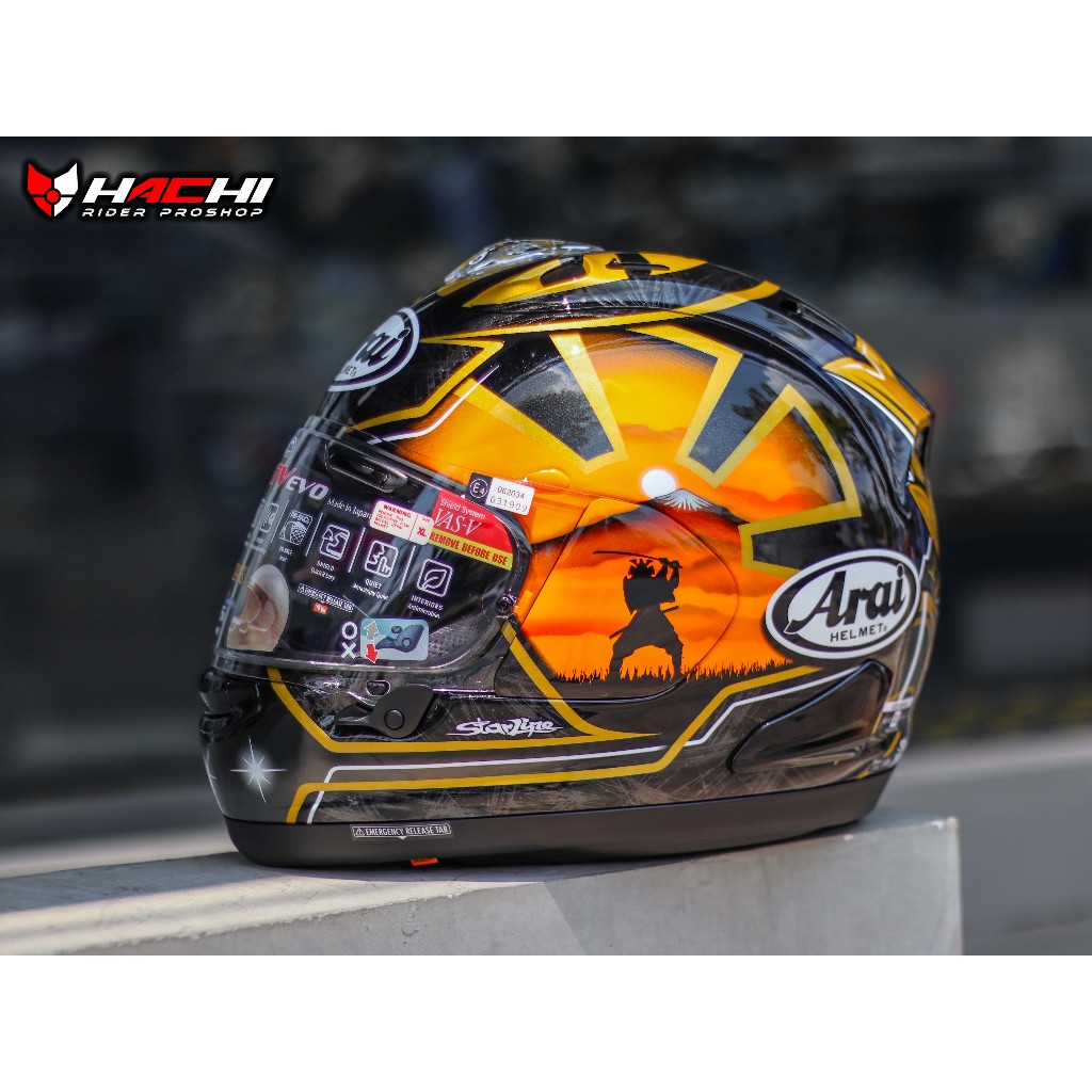 ARAI RX-7V EVO - Pedrosa Spirit Gold