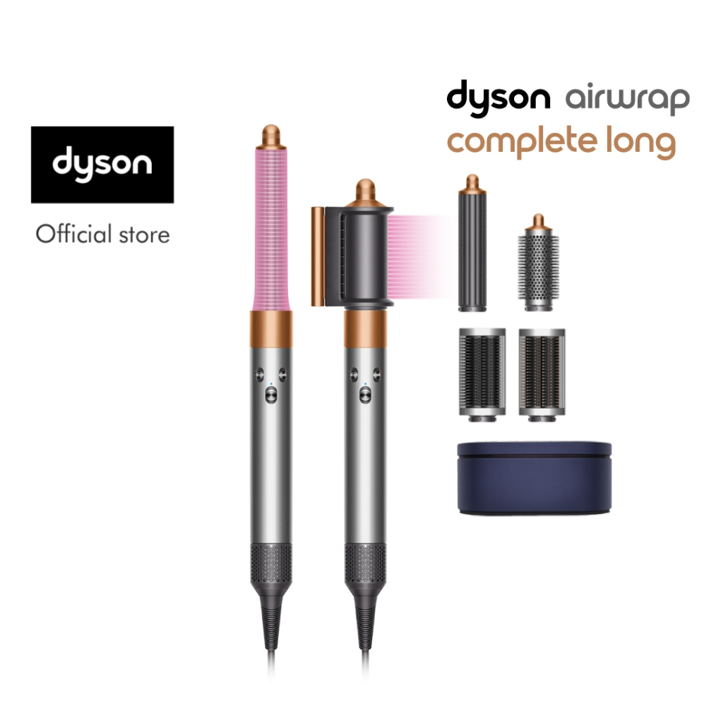Dyson Airwrap ™ Hair multi-styler and dryer Complete Long (Nickel/Copper) อุปกรณ์จัดแต่งทรงผม แบบครบชุดรุ่นยาว สีนิกเกิล