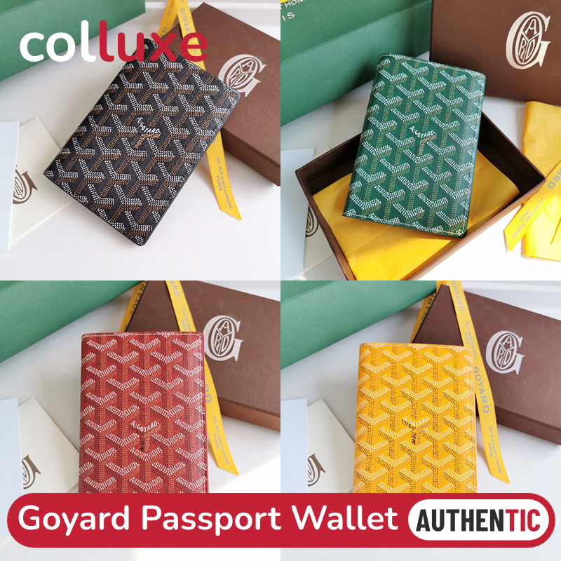 👜New Goyard Passport Wallet long card holder ผู้ถือบัตรยาว กระเป๋าสตางค์
