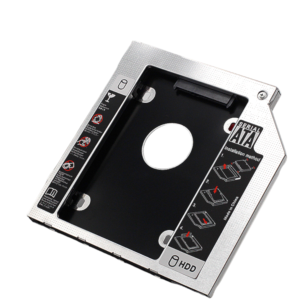 (T-SSD) ✨ <ประกัน30วัน> ถาดแปลง DVD ใส่ SSD / HDD รุ่นใหม่ มีครบทุกความหนา 9.0/9.5/12.7MM💯  CADDY TRAY