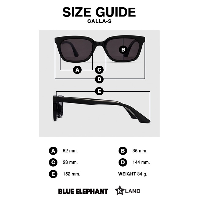 [Clearance สินค้าตัวโชว์]แว่นตา BLUE ELEPHANT รุ่น CALLA-S แว่นกันแดด (BLU23SU0014U) รูปที่ 7