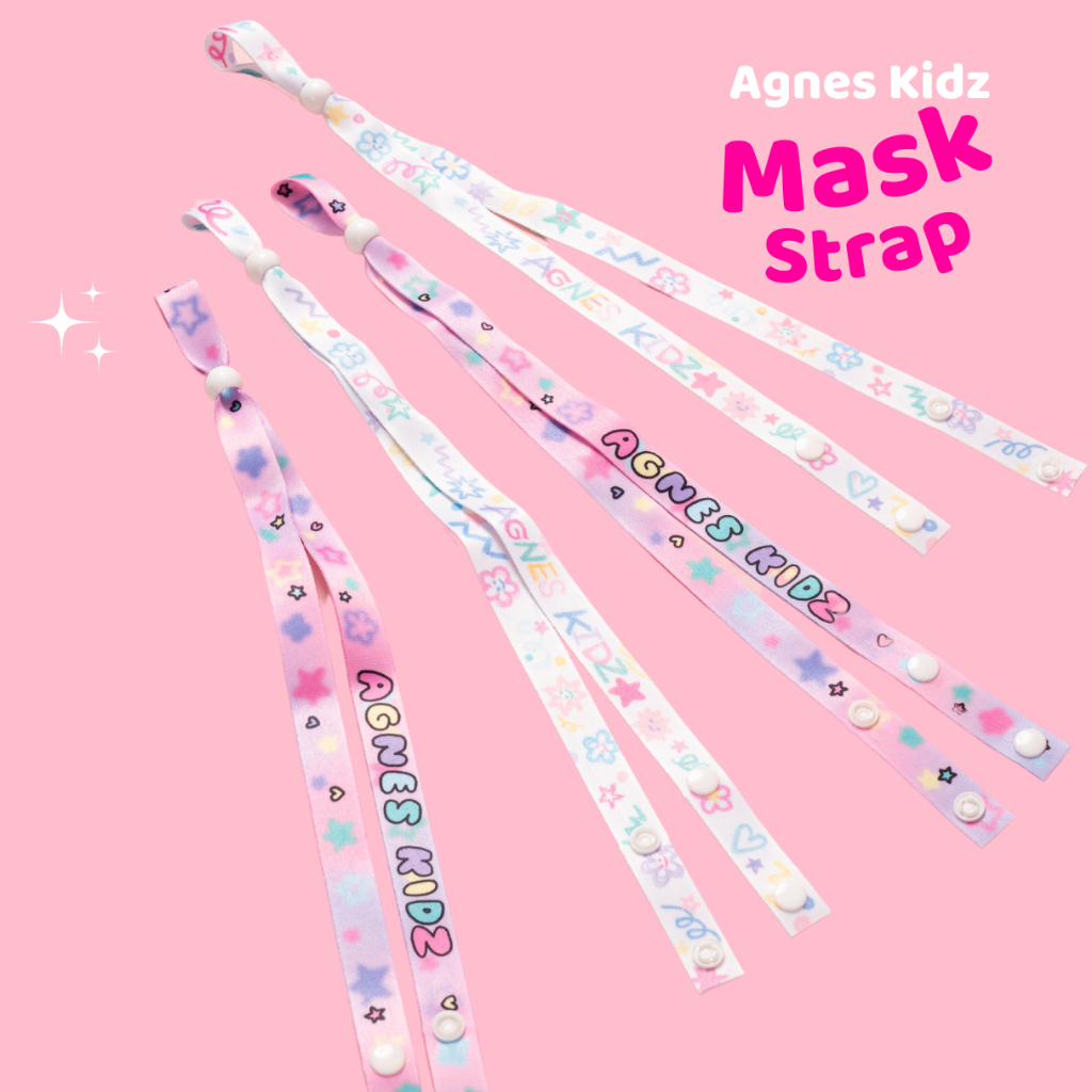 Agnes Kidz Mask Strap สายคล้องหน้ากากอนามัยสำหรับเด็กและผู้ใหญ่
