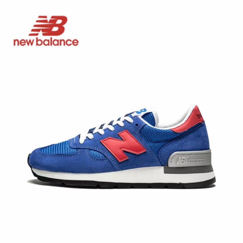 รองเท้าวิ่ง New Balance NB 990 V1 Low-Top Running Shoe สีน้ําเงินและสีแดง