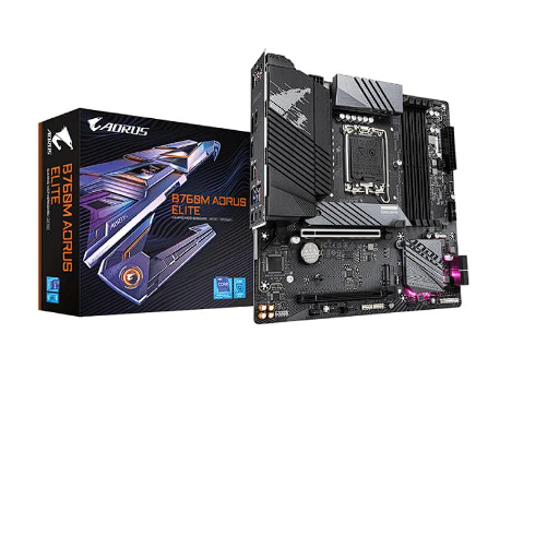 GA_B760M_AORUS_ELITE Intel B760M AORUS ELITE REV.1.0 / Support Intel Gen 12,13 Socket LGA1700 / RAM 