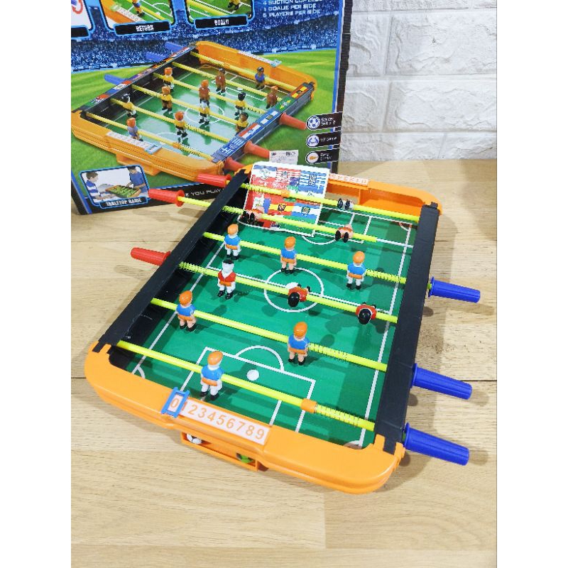 🏅Kids learning🏅พร้อมส่งจากไทย โต๊ะบอลมือหมุน Football ของเล่นโต๊ะบอล  ของเล่นฟุตบอล