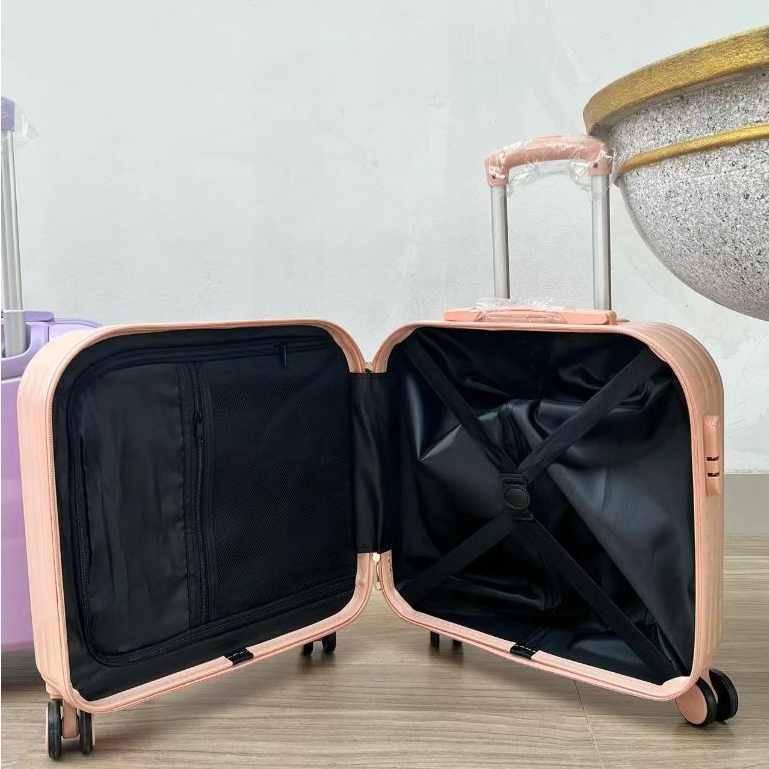 SIMMA [รับประกัน3ปี ]กระเป๋าเดินทางเฟรมซิปรุ่น Glossy series 18 นิ้ว